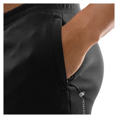Pantalon de jogging jambes droites homme Fitness Transform Noir