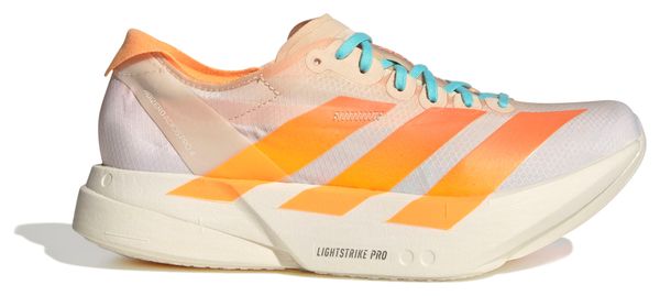 Scarpe da corsa adidas Adizero Adios Pro 4 Beige/Arancione Donna