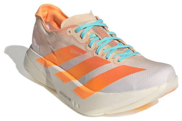 Scarpe da corsa adidas Adizero Adios Pro 4 Beige/Arancione Donna