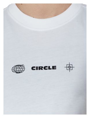 Maglietta a maniche corte Circle Supernatural bianca unisex