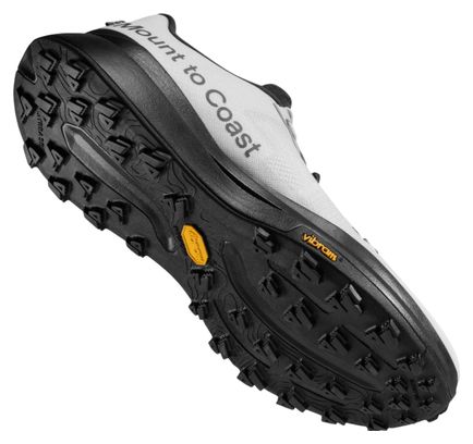Mount To Coast T1 Men's Trail Running Shoes (White/Black)