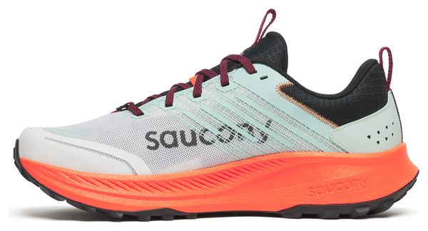 Zapatillas Trail Saucony Ride TR2 Blanco/Naranja Hombre