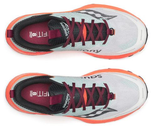 Zapatillas Trail Saucony Ride TR2 Blanco/Naranja Hombre