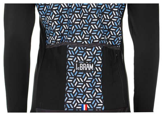 LeBram Long Sleeve Women&#39;s Jersey Iron Cross Sky Blue Adjusted Fit