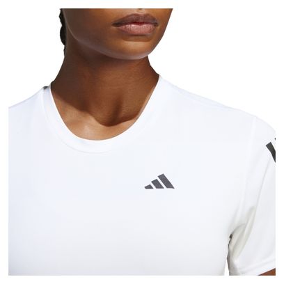 Maillot manches courtes adidas running Own The Run Blanc Femme