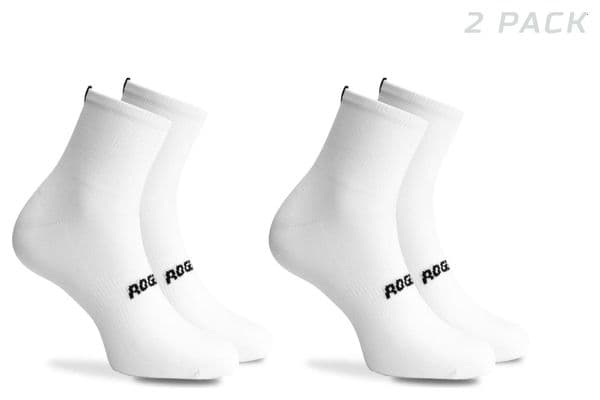 Chaussettes Velo Rogelli Essential 2-pack - Homme - Blanc