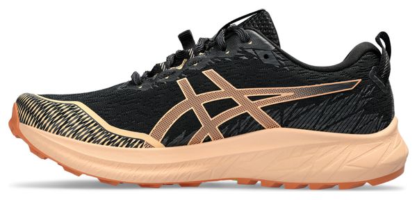 Asics Fuji Lite 4 Zwart Koraal Damesschoenen
