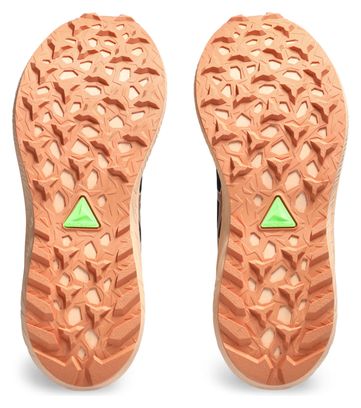 Asics Fuji Lite 4 Black Coral Women's Trail Shoes