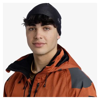 Buff Solid Beanie Unique Negro