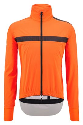 Santini Guard Neo Orange waterproof jacket