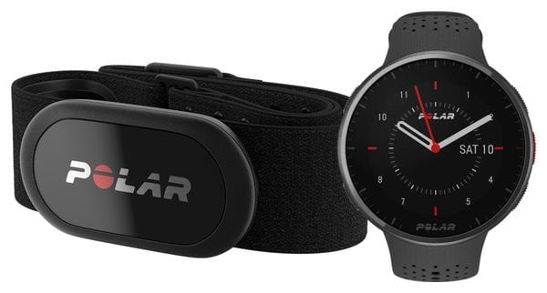 Reloj GPS Polar Pacer Pro Gris Carbono + Cinturón de Frecuencia Cardíaca H10