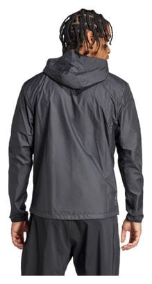 Chaqueta Cortaviento adidas Own The Run Negra Hombre