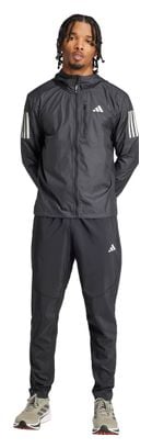 Veste coupe-vent adidas Own The Run Noir Homme