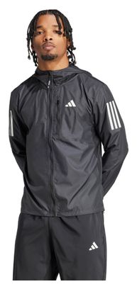 Chaqueta Cortaviento adidas Own The Run Negra Hombre