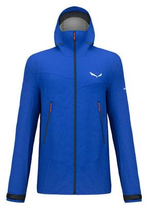 Wasserdichte Jacke Salewa Ortles 3L Gore-Tex Blau