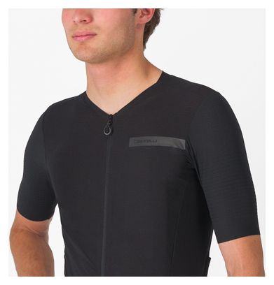 Maillot Manches Courtes Castelli Premio Evo Noir Homme