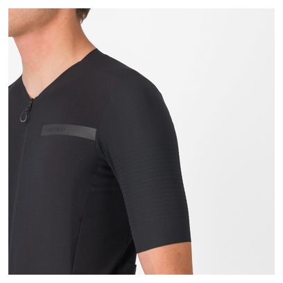 Maillot Manches Courtes Castelli Premio Evo Noir Homme
