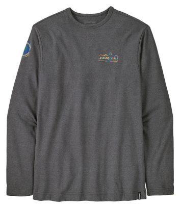 Sudadera de manga larga negra Patagonia Unity Fitz Wildrise para hombre