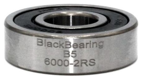 Black Bearing 6000-2RS 10 x 26 x 8 mm