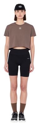 Smooth Operator 2.0 Circle Crop Top in Brown for Women