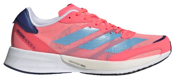 Adidas adizero Adios 6 Scarpe da corsa rosa blu donna