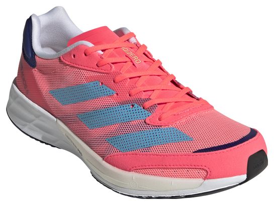 Adidas adizero Adios 6 Running Shoes Pink Blue Women