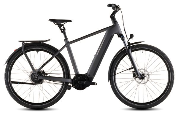 Cube Kathmandu Hybrid Comfort Pro 800 Bicicletta elettrica da trekking Enviolo Trekking Belt 800 Wh 700 mm Slab Grey 2026