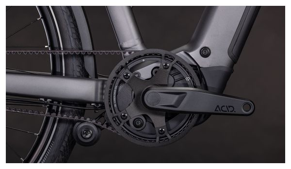 Cube Kathmandu Hybrid Comfort Pro 800 Bicicletta elettrica da trekking Enviolo Trekking Belt 800 Wh 700 mm Slab Grey 2026