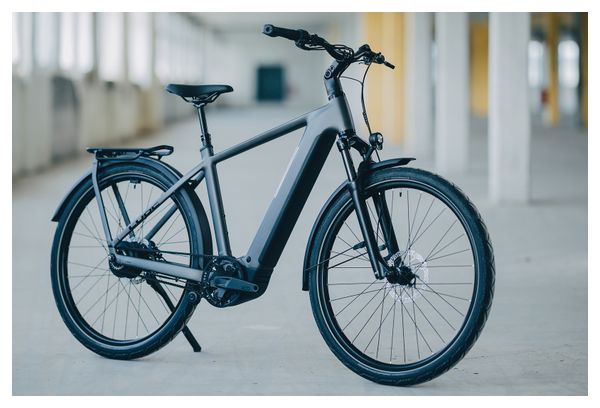 Cube Kathmandu Hybrid Comfort Pro 800 Bicicletta elettrica da trekking Enviolo Trekking Belt 800 Wh 700 mm Slab Grey 2026