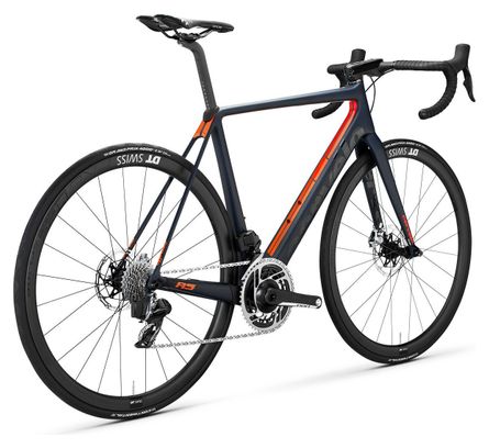Bicicleta de Carretera Cervélo R5 Disco Sram Red eTap AXS 12V Azul/Naranja 2020