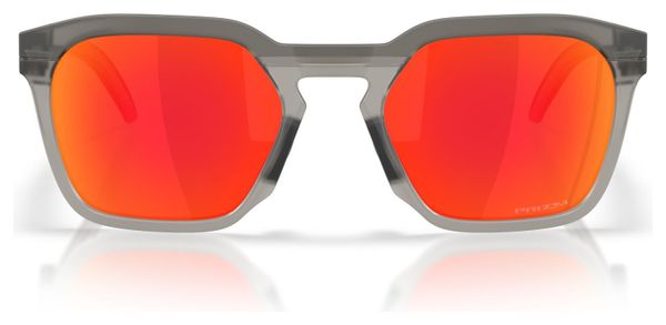 Lunettes Oakley - HSTN SQ Matte Grey Smoke/Prizm Ruby/Ref : OO9533-0254
