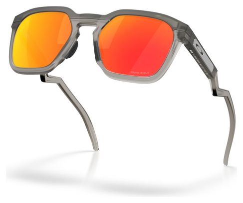 Lunettes Oakley - HSTN SQ Matte Grey Smoke/Prizm Ruby/Ref : OO9533-0254