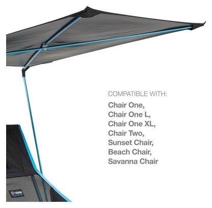 Sonnenschutz für Helinox Personal Shade Klappstuhl Schwarz