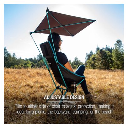 Parasole per sedia pieghevole Helinox Personal Shade Nero