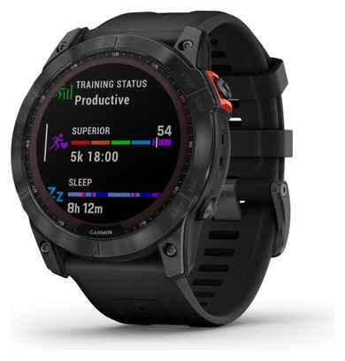 Producto reacondicionado - Reloj deportivo Garmin Fenix 7X Solar Negro