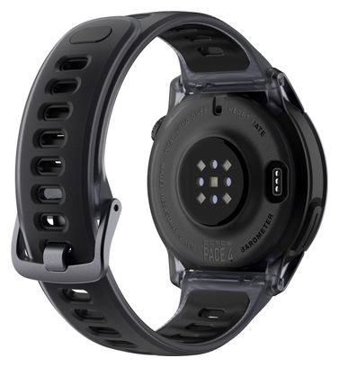 Orologio GPS Coros Pace 4 in alluminio e silicone nero Crystal