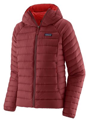 Women's Patagonia Down Sweater Hoody Red