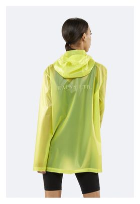 Rains LTD Short Hooded Coat Foggy Neon Yellow