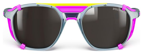 Occhiali Julbo Slack Cover - Spectron 4 - Translucent Brilliant Blue/Pink