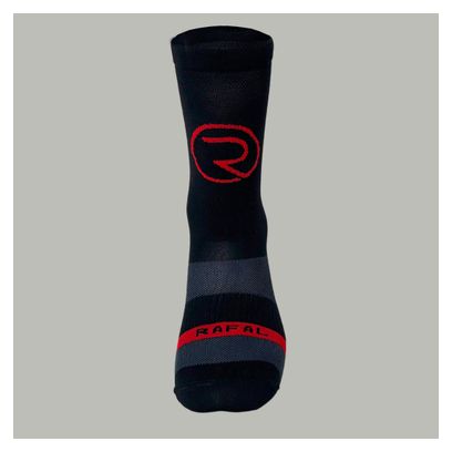 Unisex Rafal Ventoux Socken Schwarz/Rot