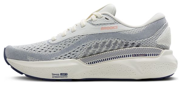 Brooks Adrenaline GTS 24 Hardloopschoenen Grijs/Blauw/Koraal