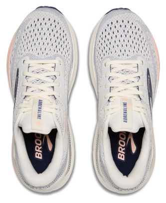 Brooks Adrenaline GTS 24 Hardloopschoenen Grijs/Blauw/Koraal