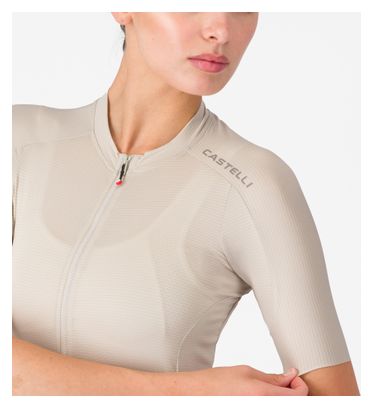 Maglia a maniche corte Castelli Espresso 2 Beige Donna