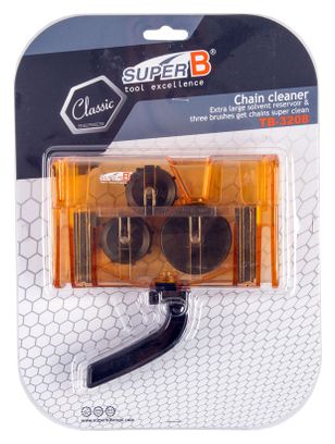 SUPER B - Nettoyer de Chaîne Professionnel - Adapté à Tous les Types de Vélo - Nettoie Parfaitement la Chaîne de Transmission