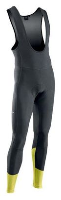 Calzamaglia lunga da ciclismo Northwave Active Colorway Bibtight grigio giallo fluo