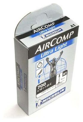 Tubo de bicicleta de carretera ultraligero Michelin A1 AirComp 700x18c - 700x23c Presta 60mm