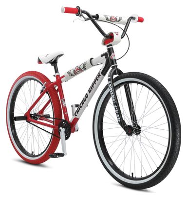 Bici Bmx Rossa E Bianca Wheelie Bike SE Bikes Big Ripper Chicago