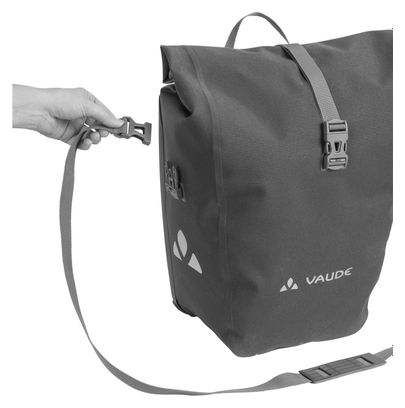 Paar Vaude Aqua Back Deluxe Achtertassen Zwart