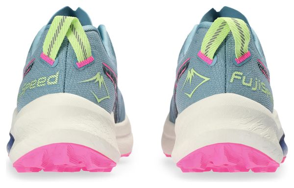 Chaussures Trail Asics Fujispeed 2 Bleu/Rose Femme