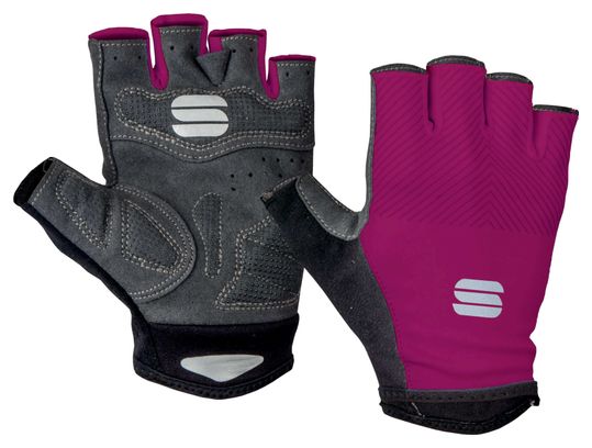 Sportful Race Violet Women's Short Gloves